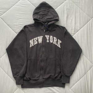 Women’s Vintage NEW YORK Zip up hoodie